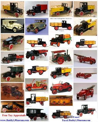 buying antique toys free toy appraisals buying vintage toys buying buddy l trucks any condition free antique toy appraisal rare buddy l trucks for sale selling vintage buddy l toys